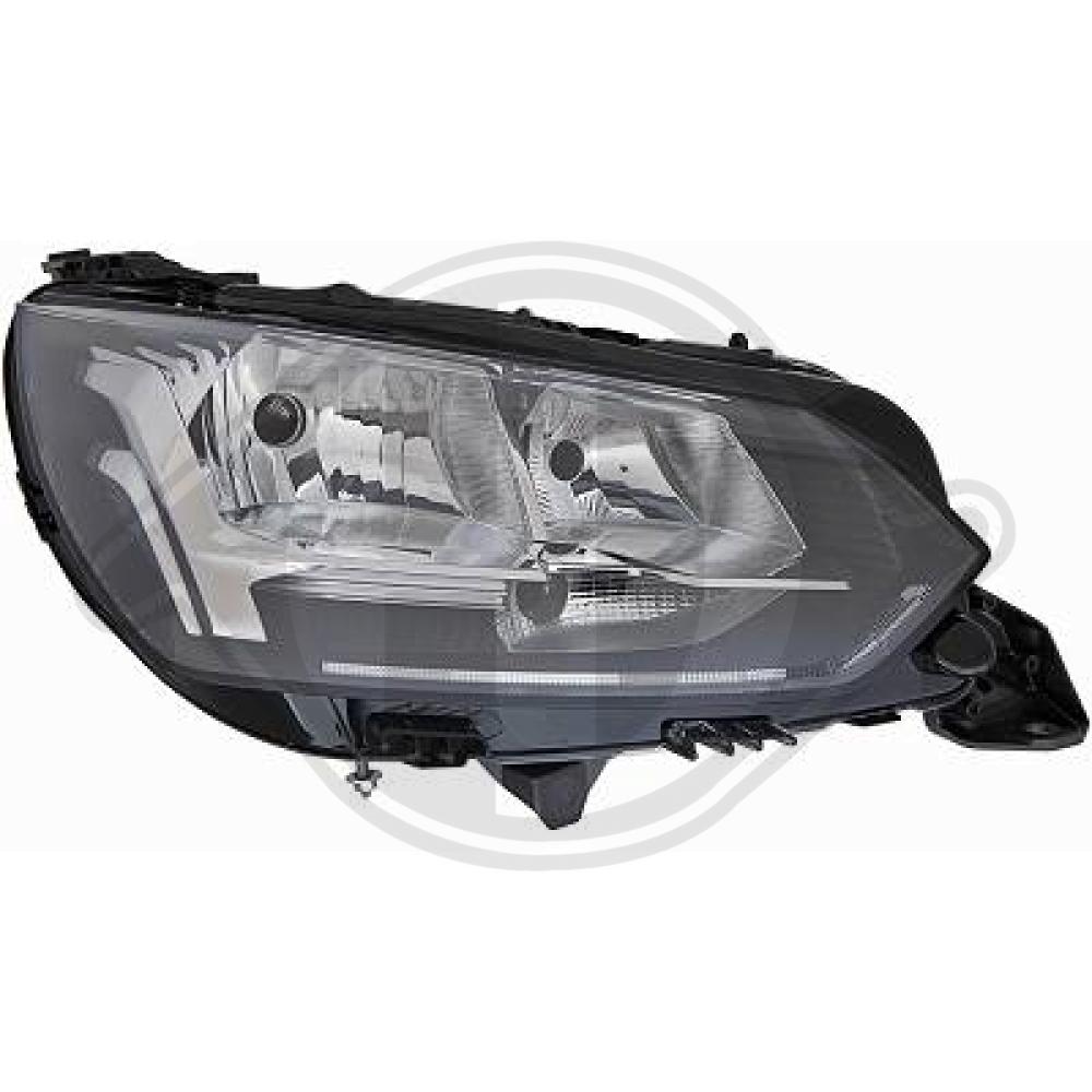 DIEDERICHS Forlygte 4228082 PY21W højre for PEUGEOT