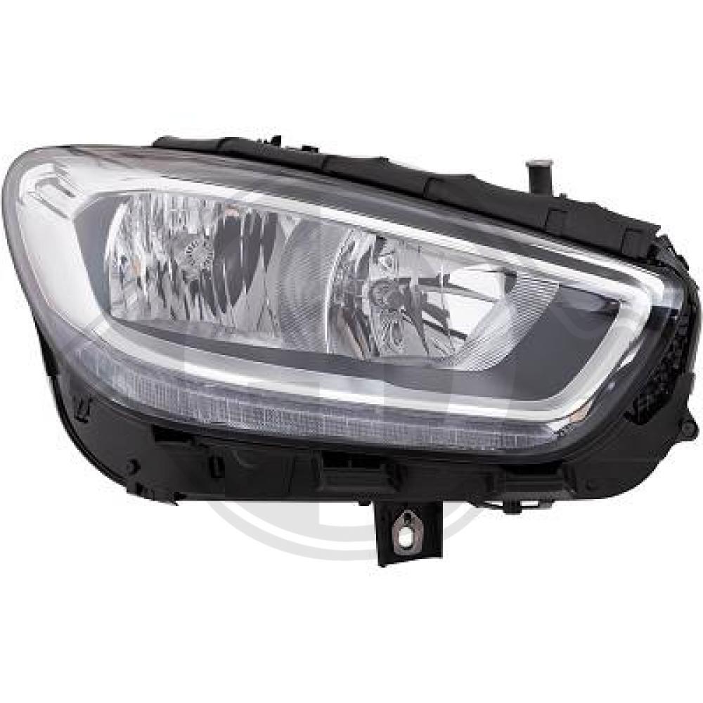 DIEDERICHS Forlygte 1687080 LED højre for MERCEDES-BENZ