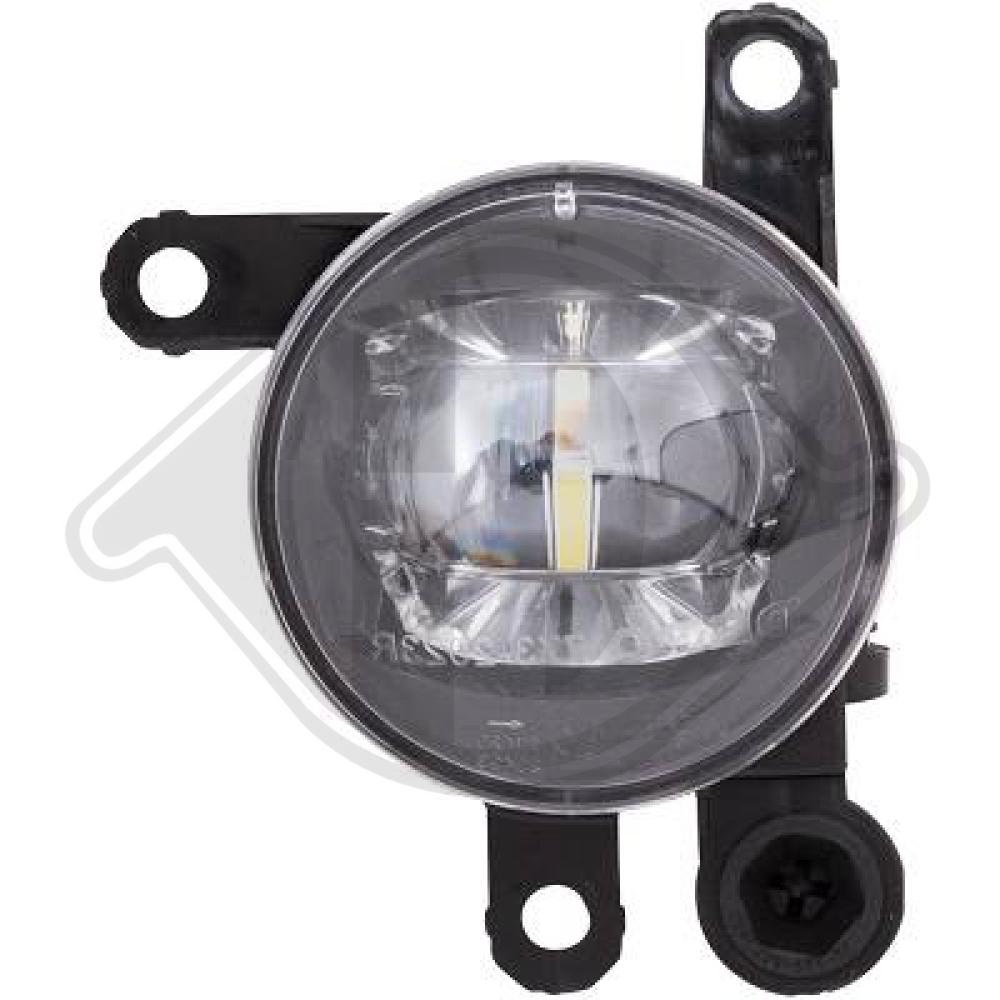 DIEDERICHS Tågelygte 1816089 LED venstre for OPEL PEUGEOT