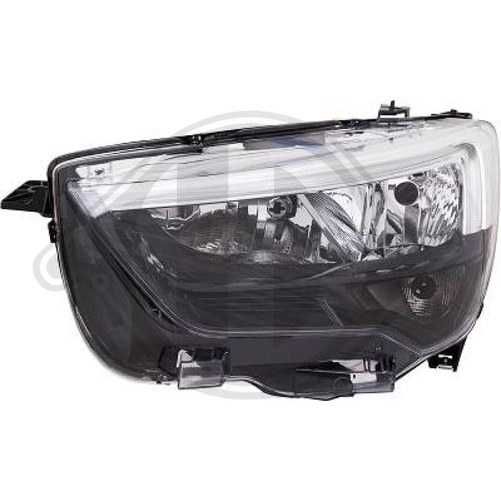 DIEDERICHS Forlygte 1886885 LED venstre for OPEL