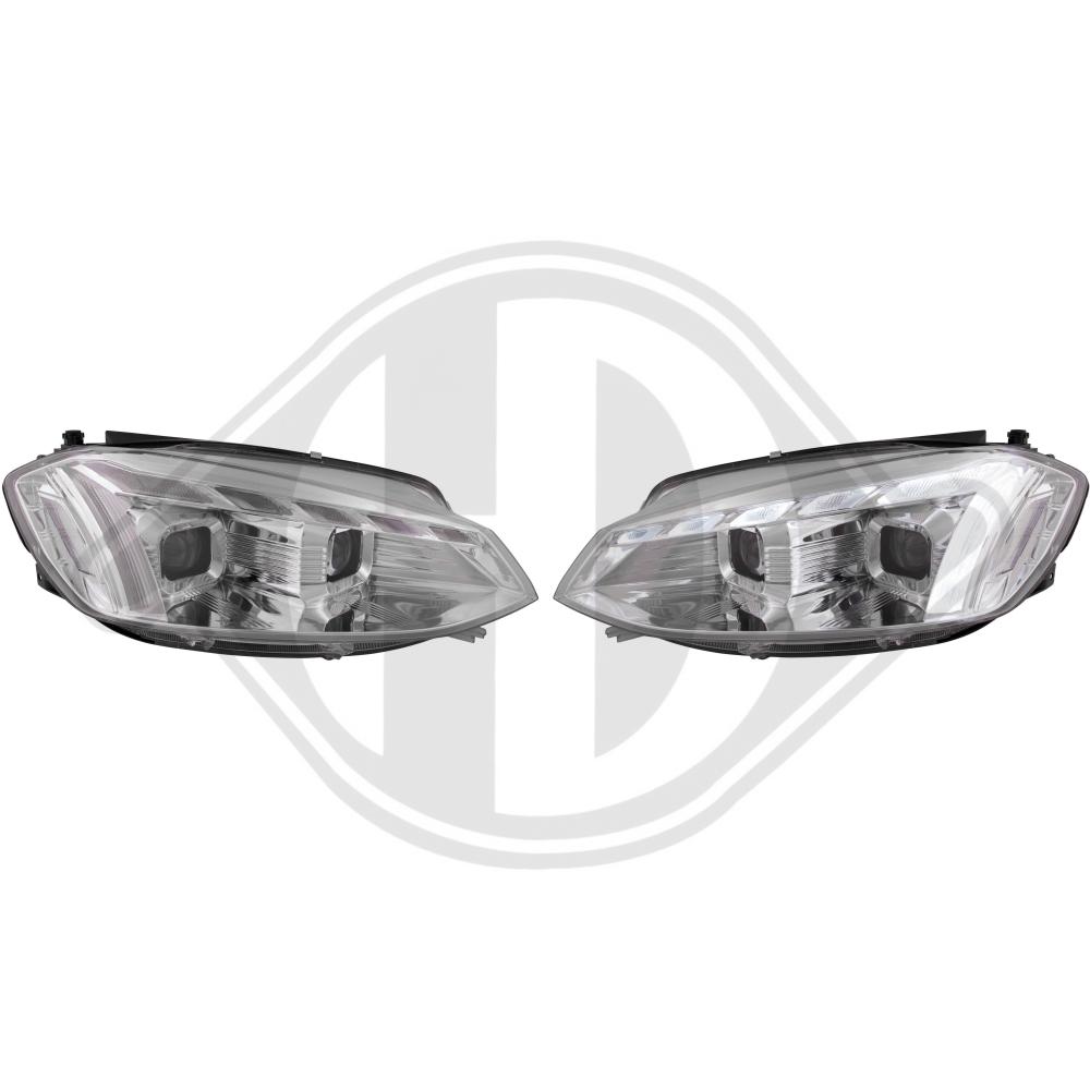 DIEDERICHS Forlygtesæt 2217282 Halogen