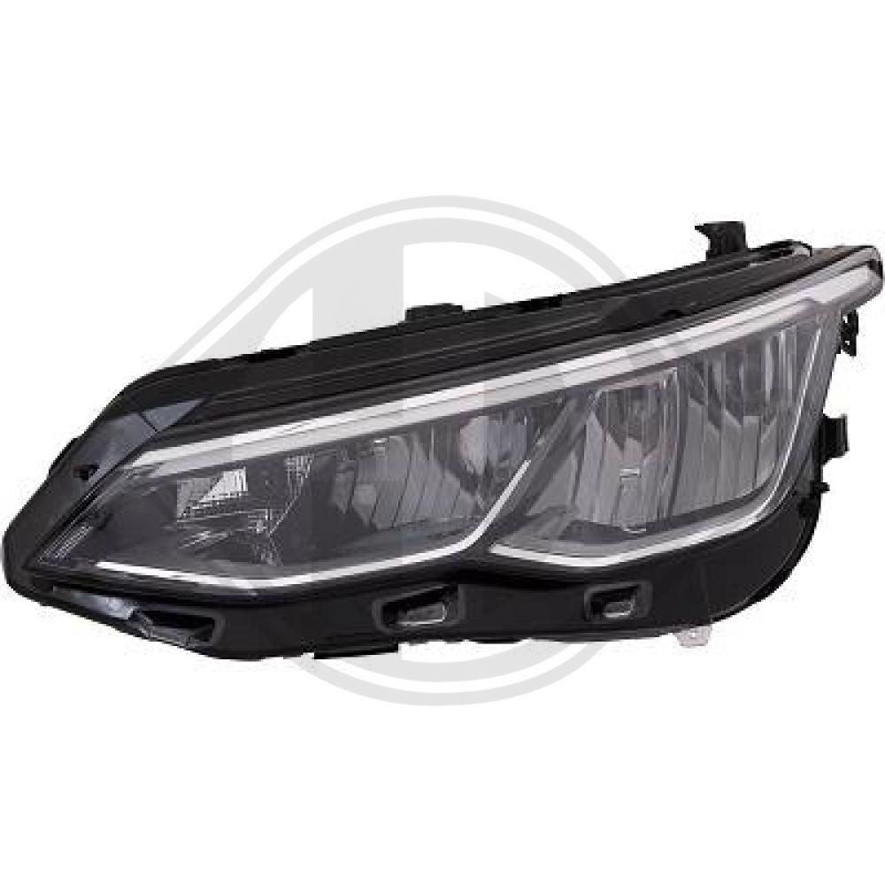 DIEDERICHS Forlygte 2218981 LED venstre for VW