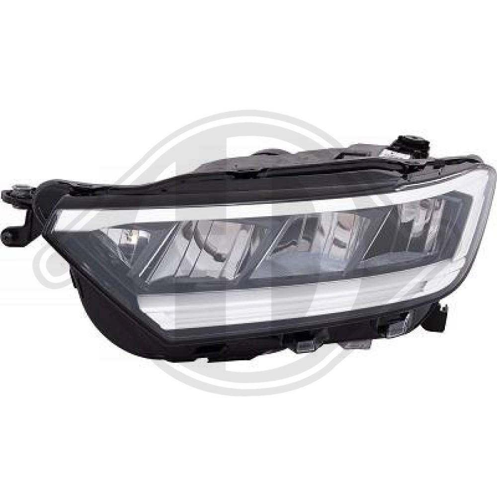 DIEDERICHS Forlygte 2240885 venstre for VW