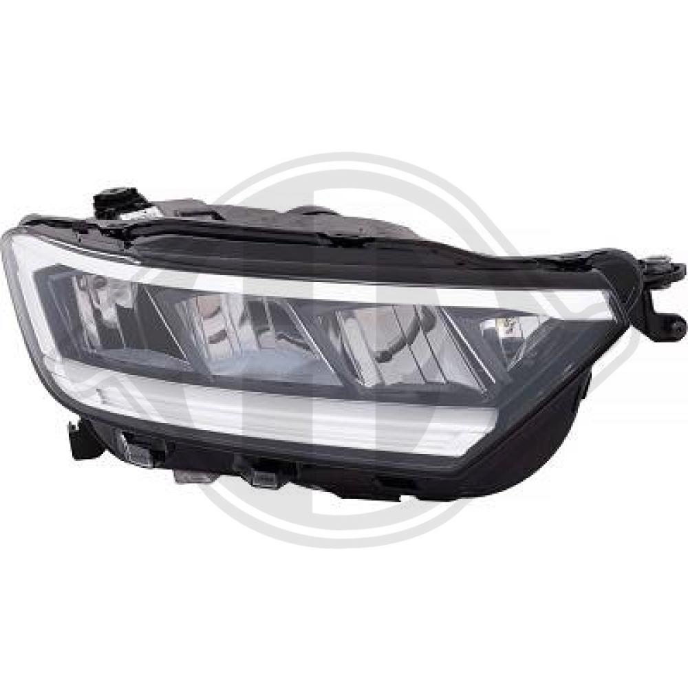 DIEDERICHS Forlygte 2240884 højre for VW