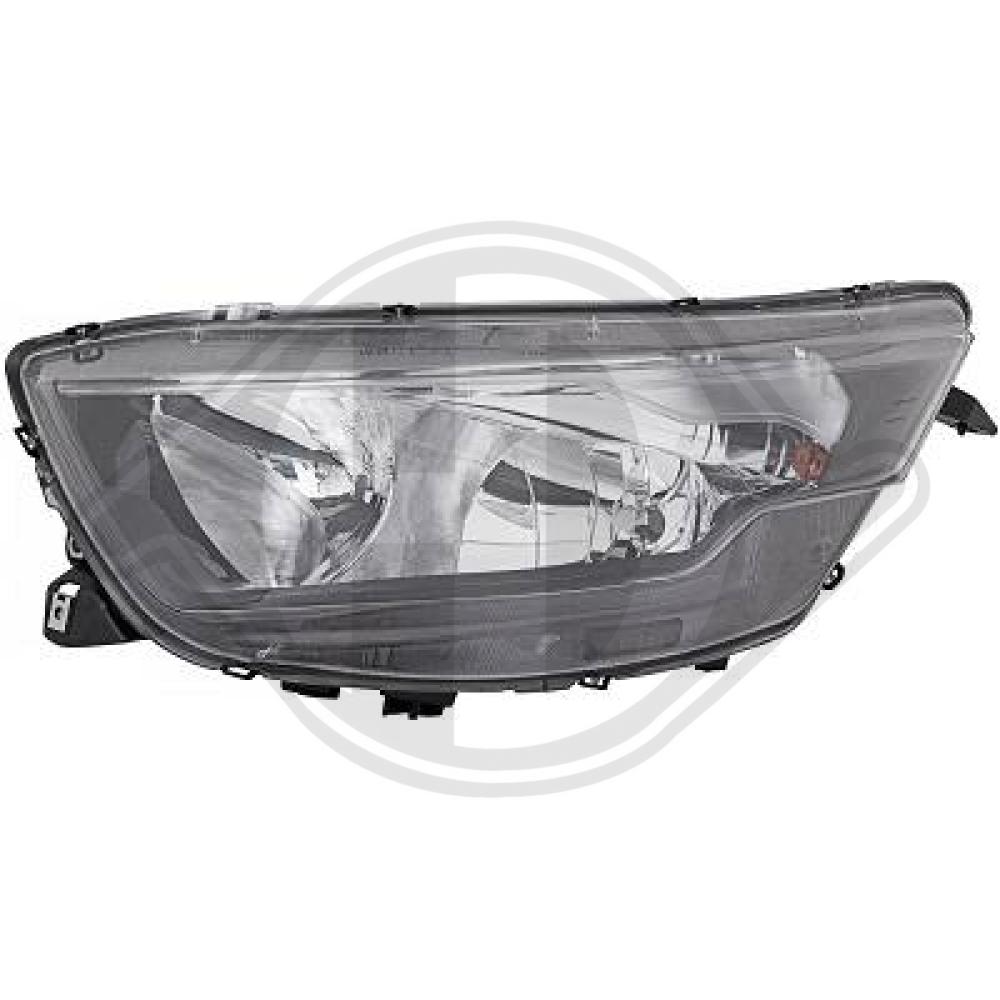 DIEDERICHS Forlygte 3590281 H7/H1 venstre for IVECO