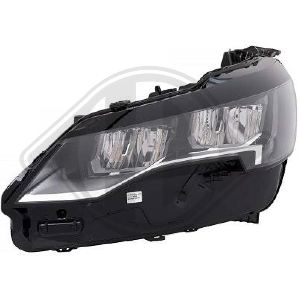 DIEDERICHS Forlygte 4236781 LED venstre for PEUGEOT