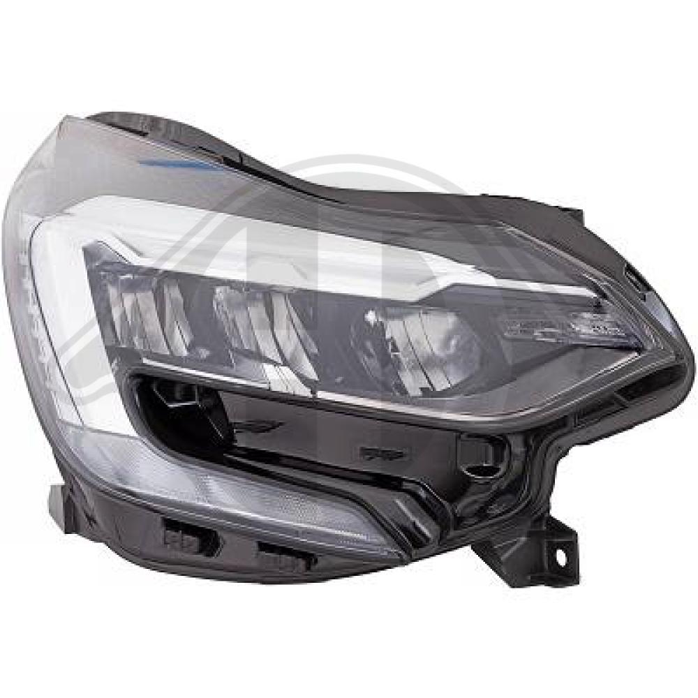 DIEDERICHS Forlygte 4407984 LED højre for RENAULT