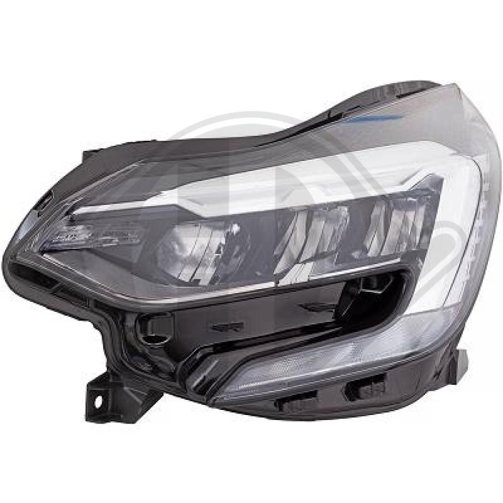 DIEDERICHS Forlygte 4407985 LED venstre for RENAULT