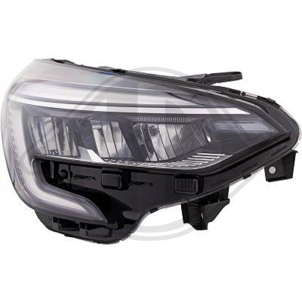DIEDERICHS Forlygte 4417980 LED højre for RENAULT