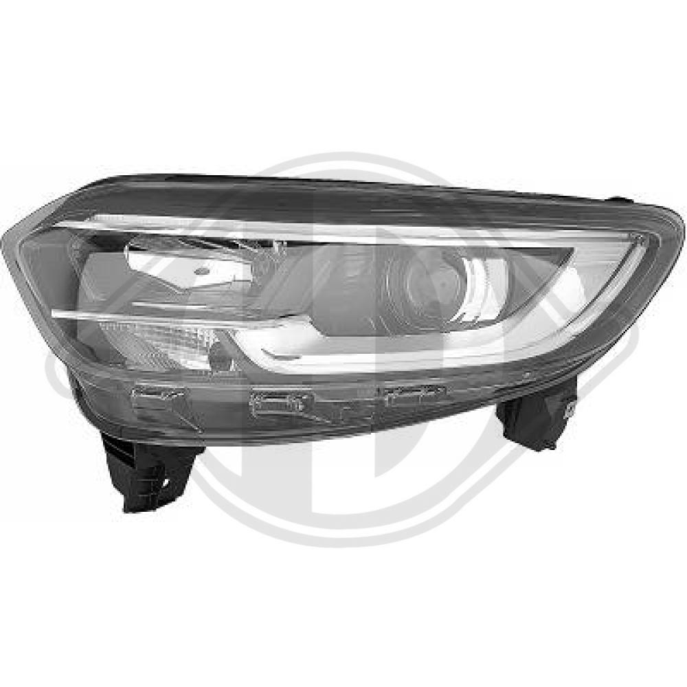 DIEDERICHS Forlygte 4446981 LED venstre for RENAULT