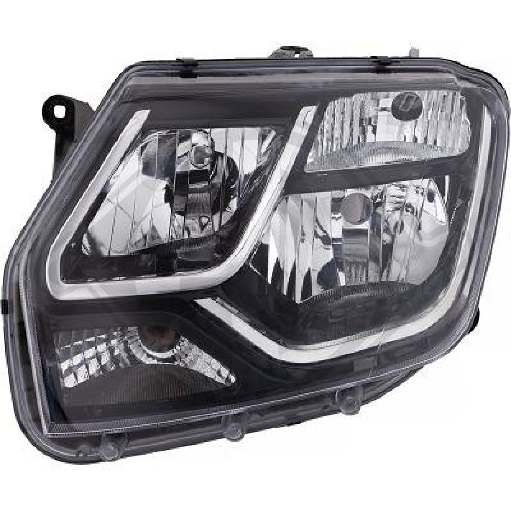 DIEDERICHS Forlygte 4560183 H7/H1 venstre for RENAULT
