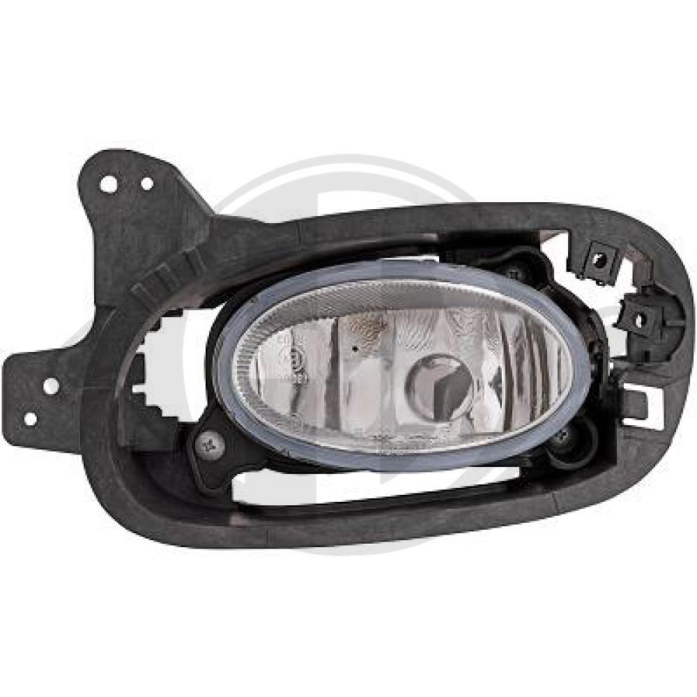 DIEDERICHS Tågelygte 5241189 H11 venstre for HONDA