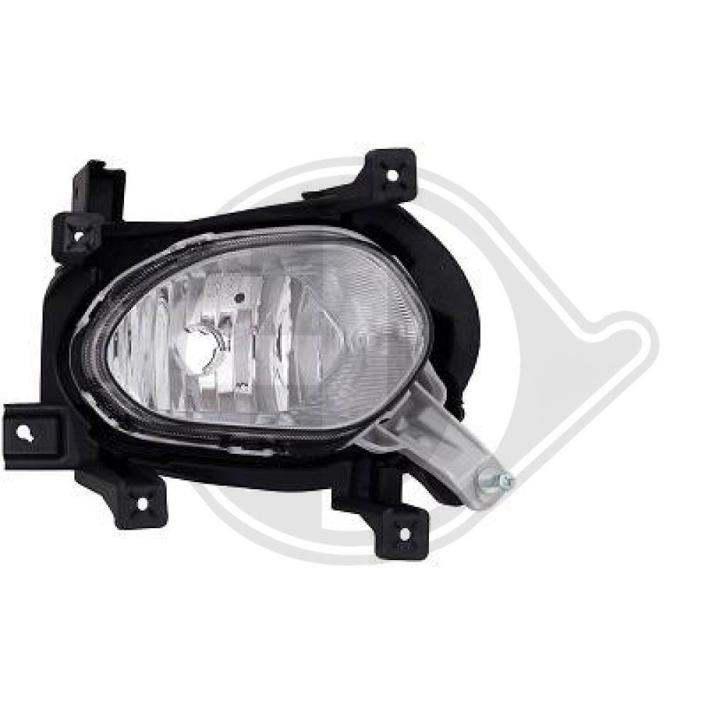DIEDERICHS Tågelygte 6554086 H8 højre for KIA