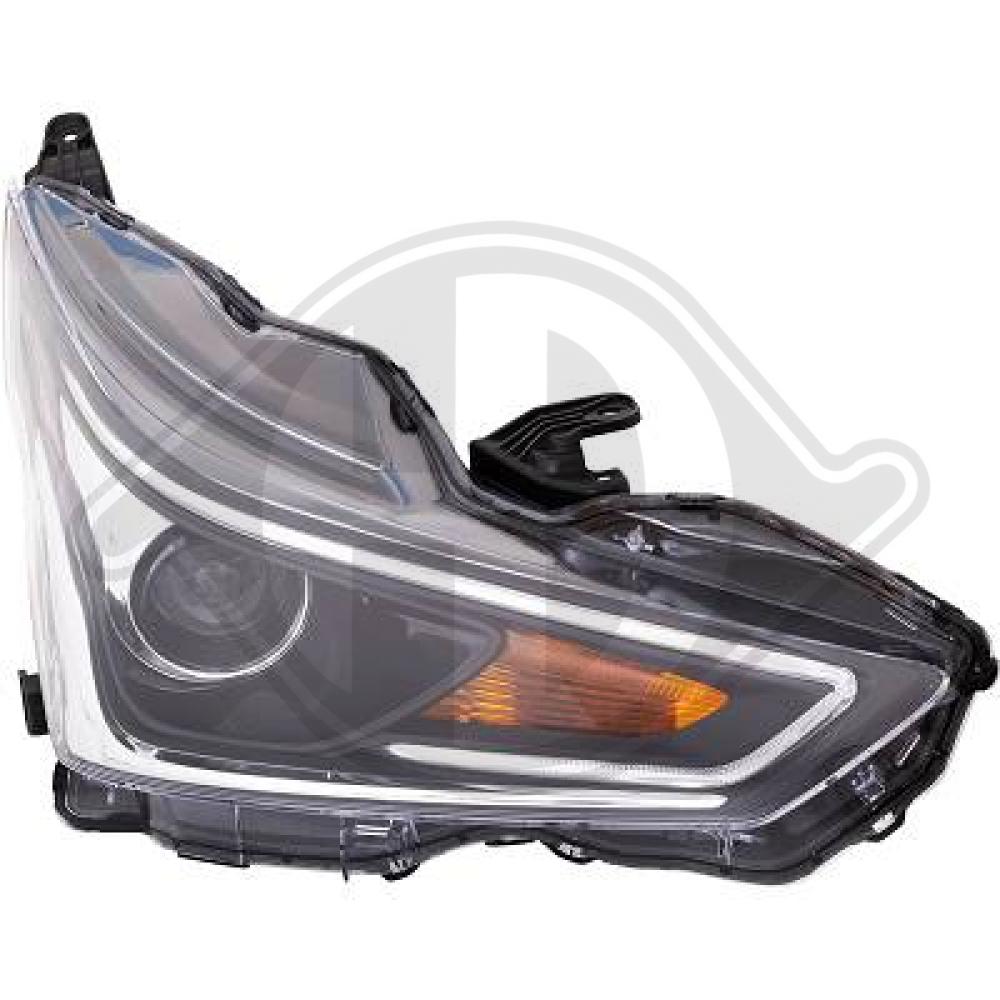 DIEDERICHS Forlygte 6601180 LED højre for TOYOTA