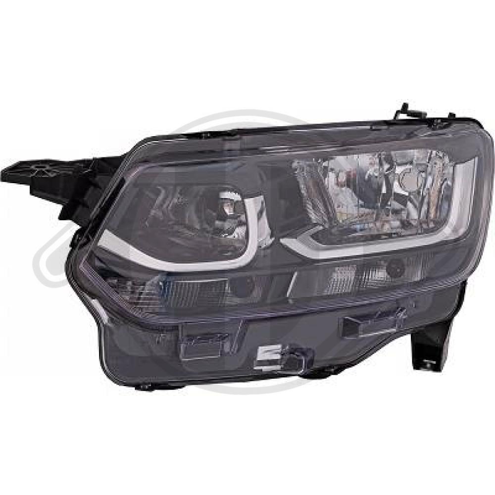 DIEDERICHS Forlygte 6696981 W21/5W venstre for TOYOTA