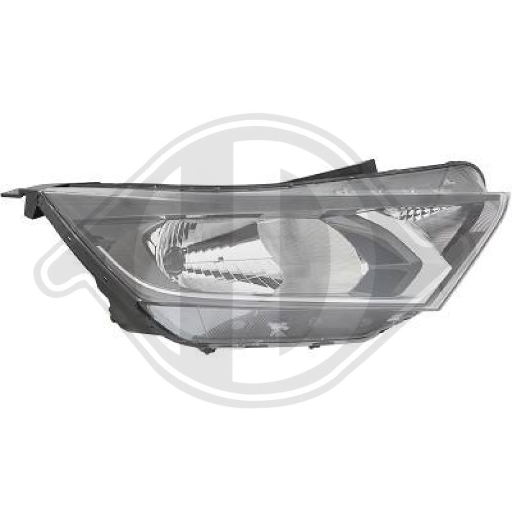 DIEDERICHS Forlygte 6808980 PY21W højre for HYUNDAI
