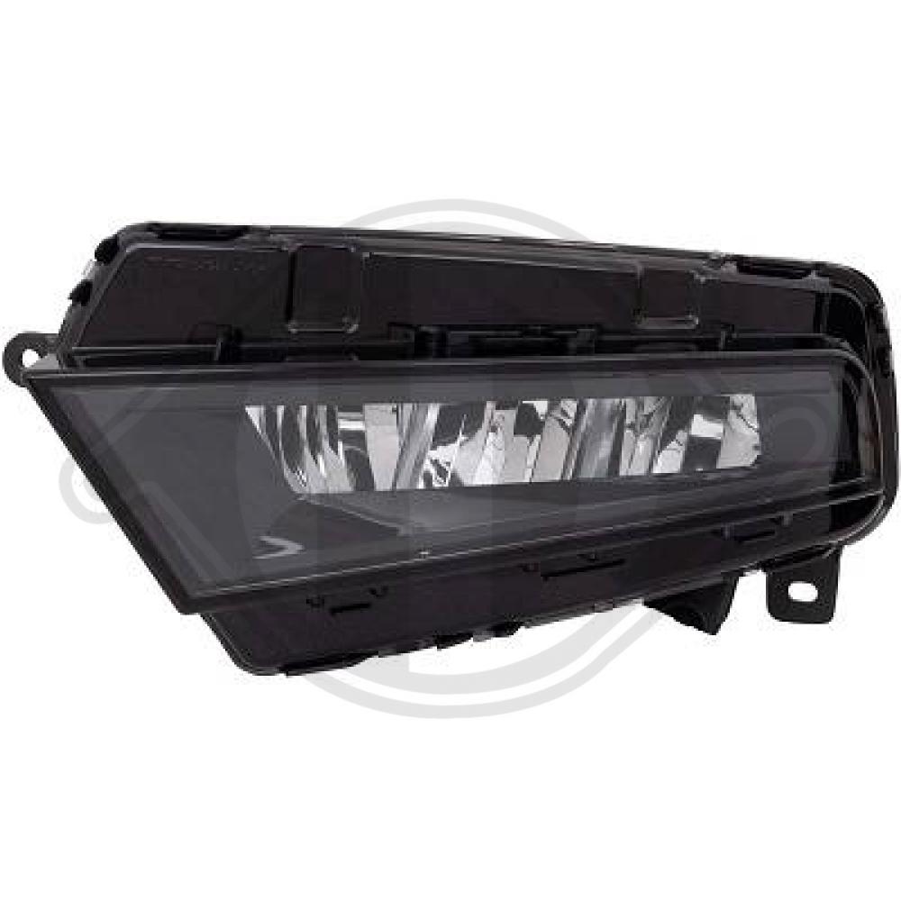 DIEDERICHS Tågelygte 7433589 LED venstre for SEAT
