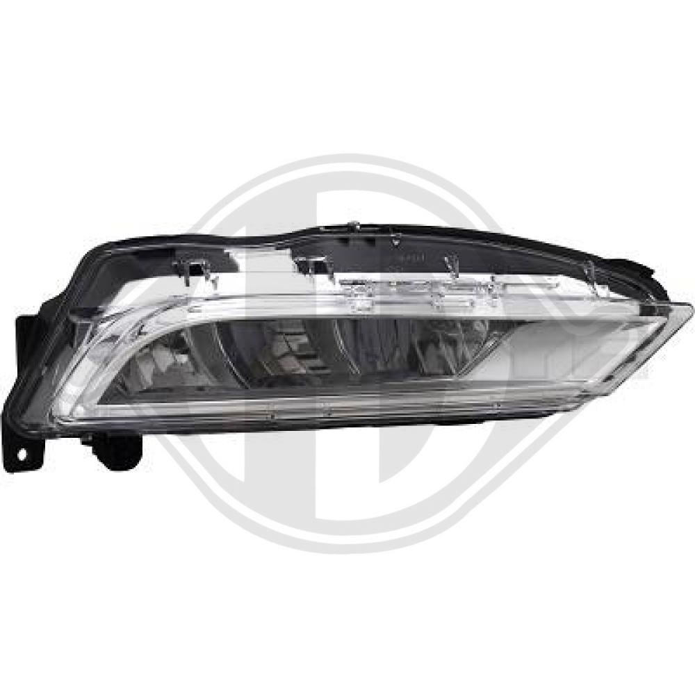 DIEDERICHS Tågelygte 7434088 LED højre for SEAT