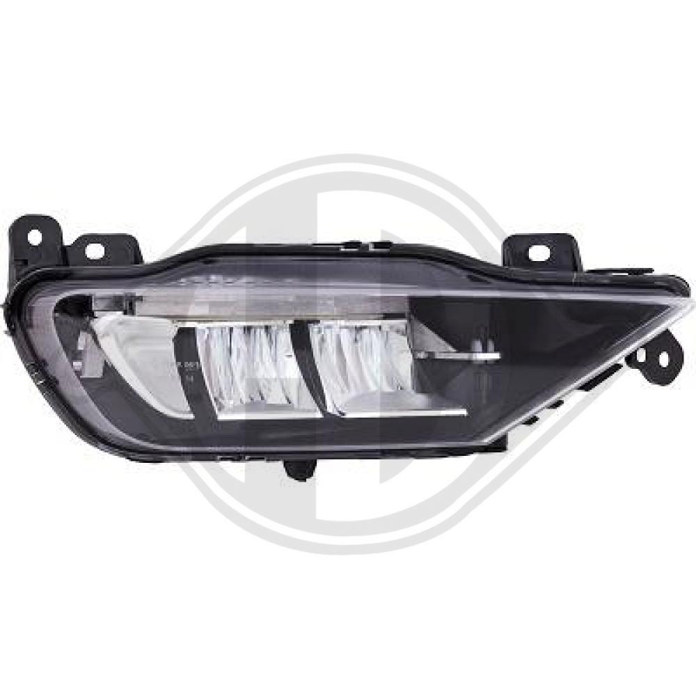 DIEDERICHS Tågelygte 7677088 LED højre for VOLVO