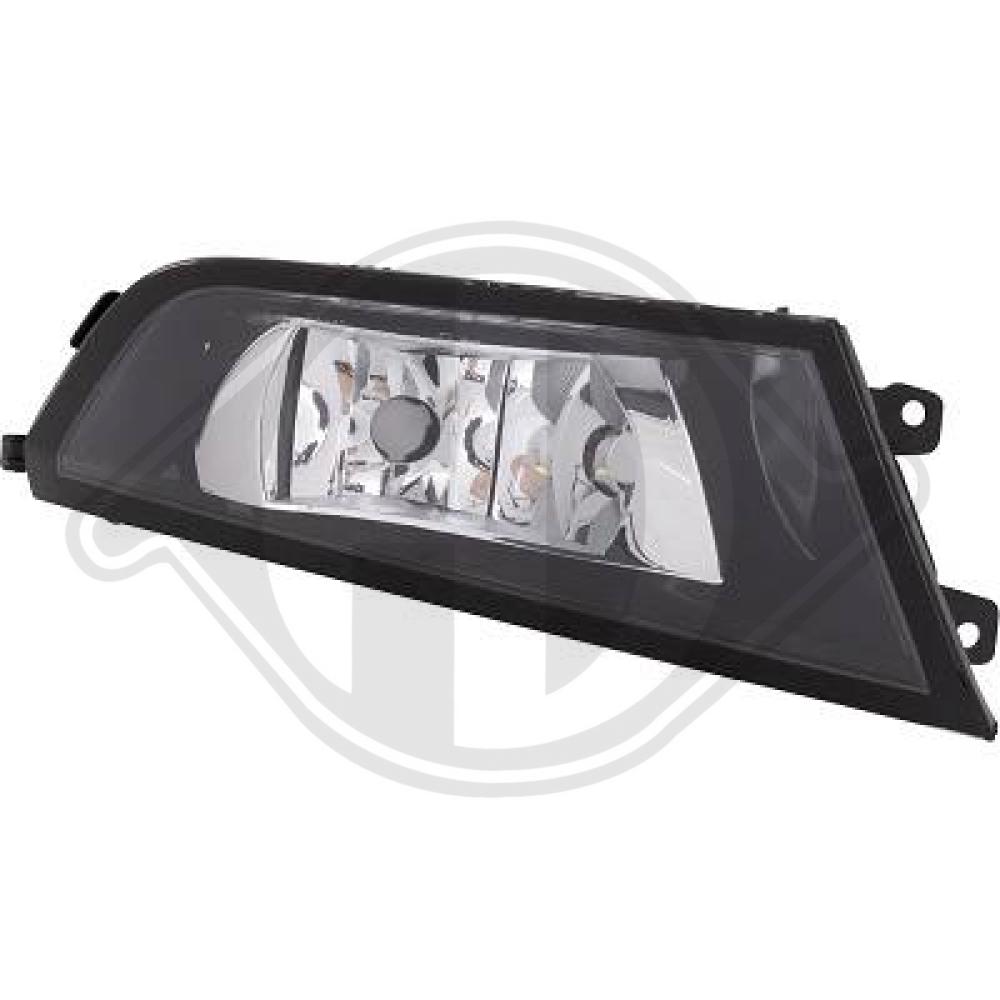 DIEDERICHS Tågelygte 7807188 H8 højre for SKODA