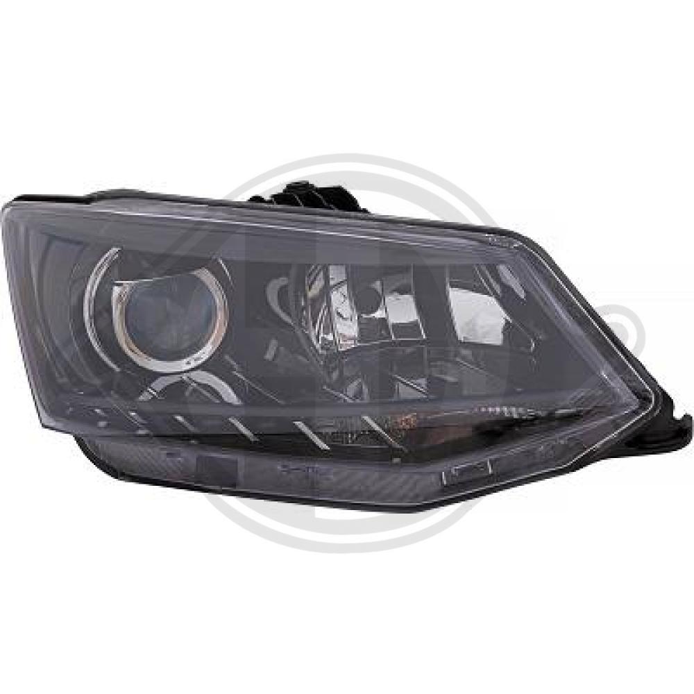 DIEDERICHS Forlygte 7807982 H7/H7 højre for SKODA
