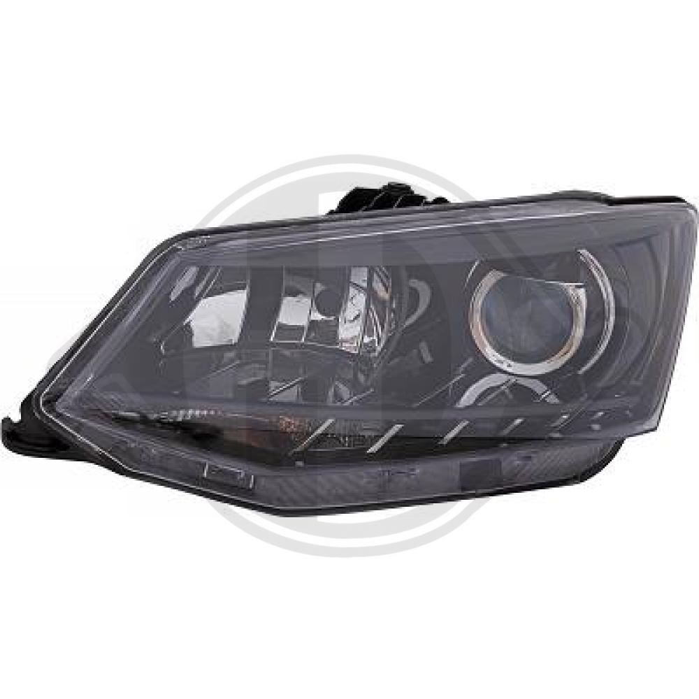 DIEDERICHS Forlygte 7807983 H7/H7 venstre for SKODA