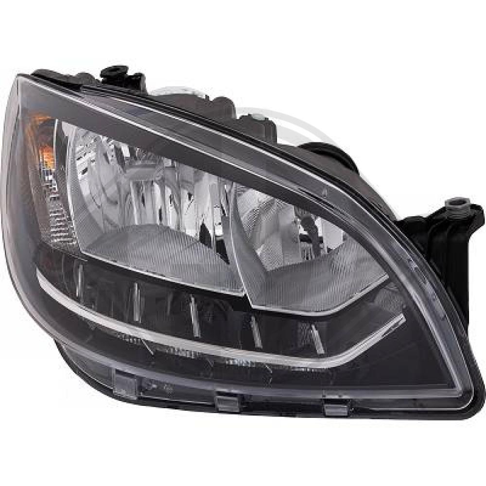 DIEDERICHS Forlygte 7851180 LED højre for SKODA
