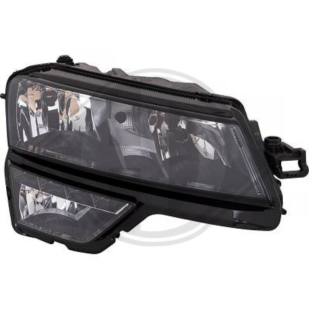 DIEDERICHS Forlygte 7870980 LED højre for SKODA