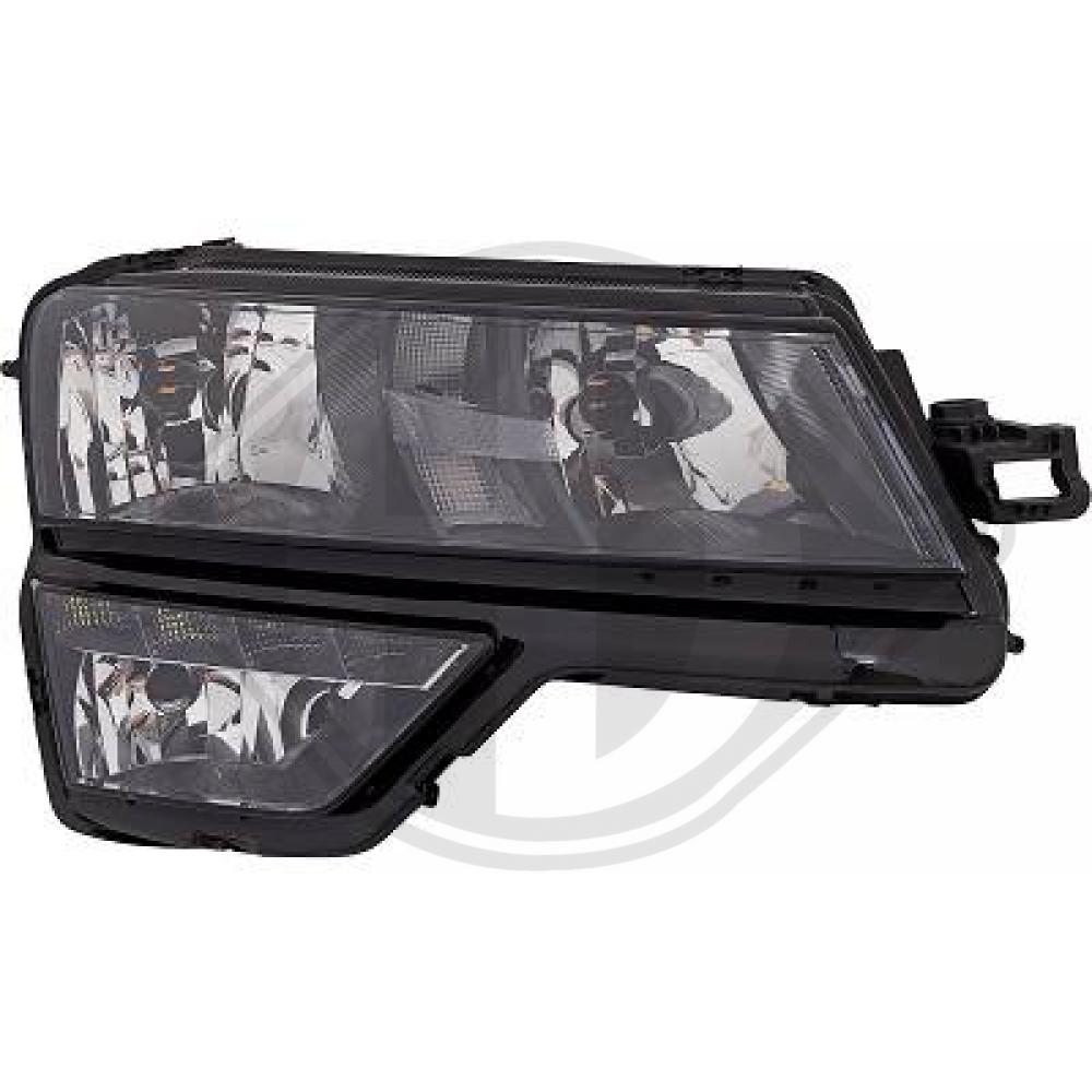DIEDERICHS Forlygte 7870982 LED højre for SKODA