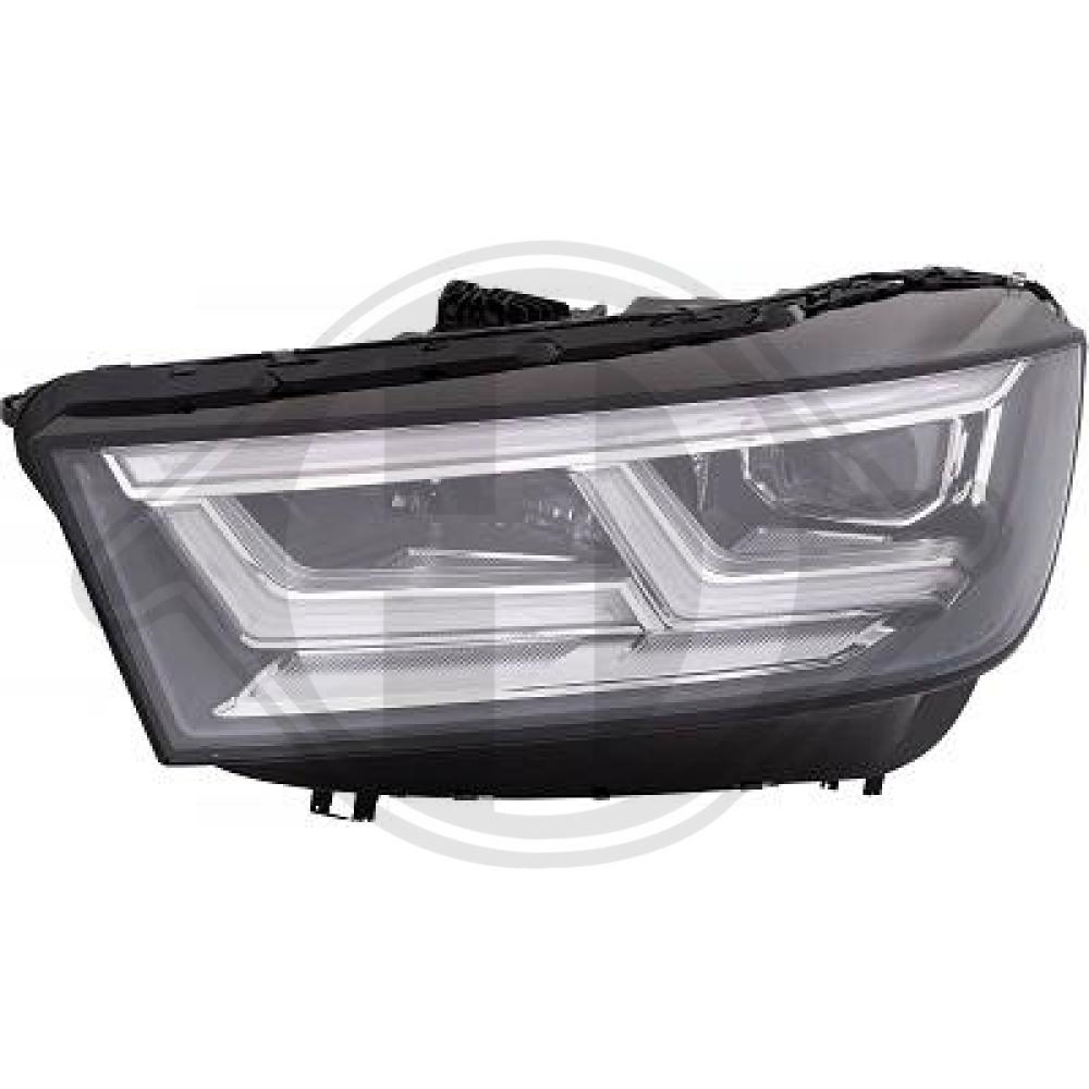 DIEDERICHS Forlygte 1076985 venstre for AUDI