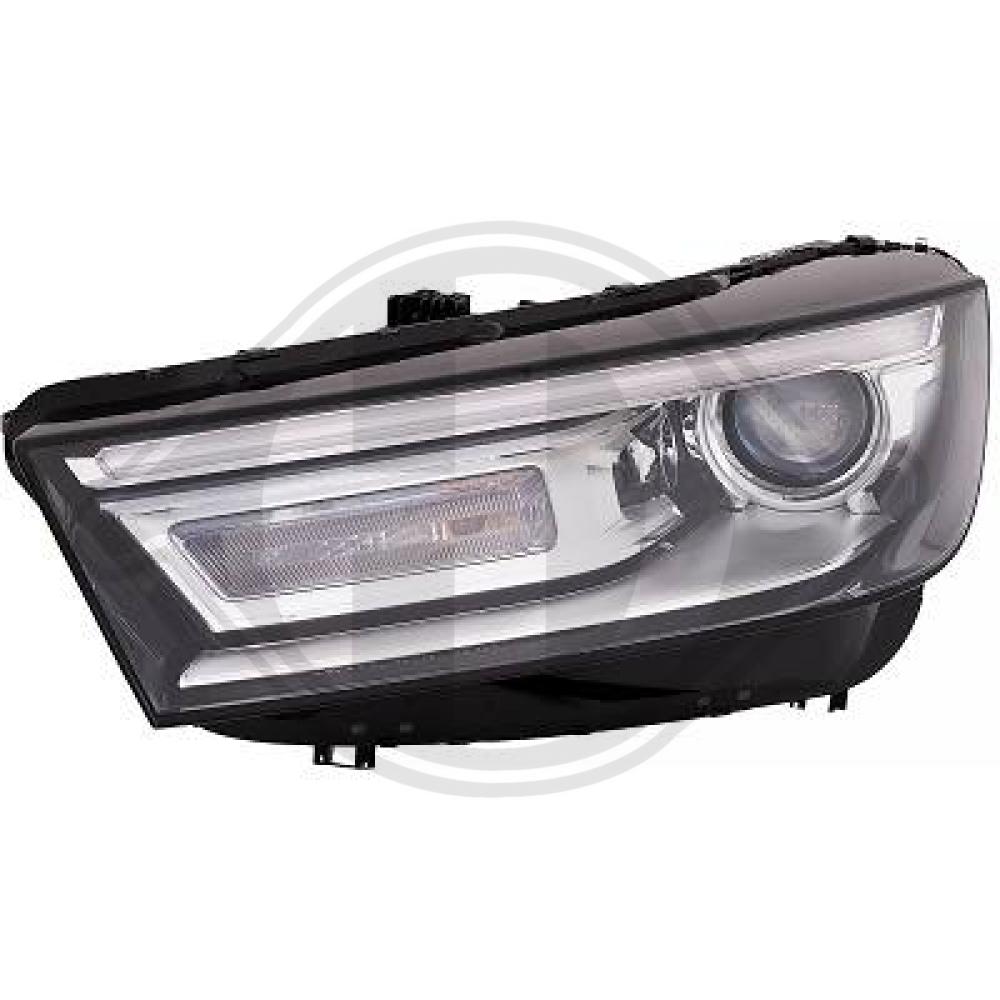 DIEDERICHS Forlygte 1076981 LED venstre for AUDI