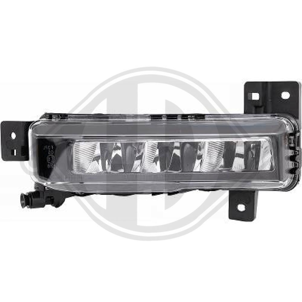DIEDERICHS Tågelygte 1219189 LED venstre for BMW