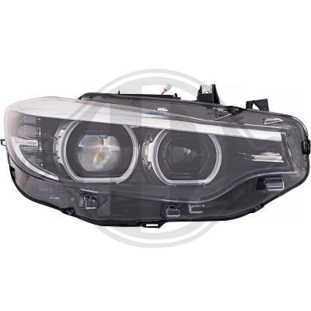 DIEDERICHS Forlygte 1245184 LED højre for BMW