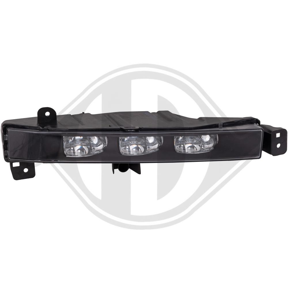 DIEDERICHS Tågelygte 1260088 højre for BMW