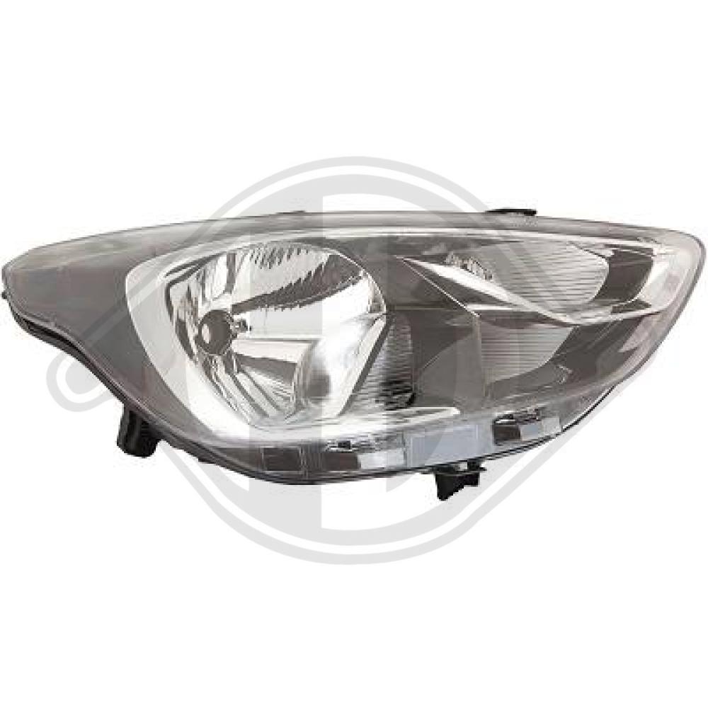 DIEDERICHS Forlygte 1462080 H4 højre for FORD