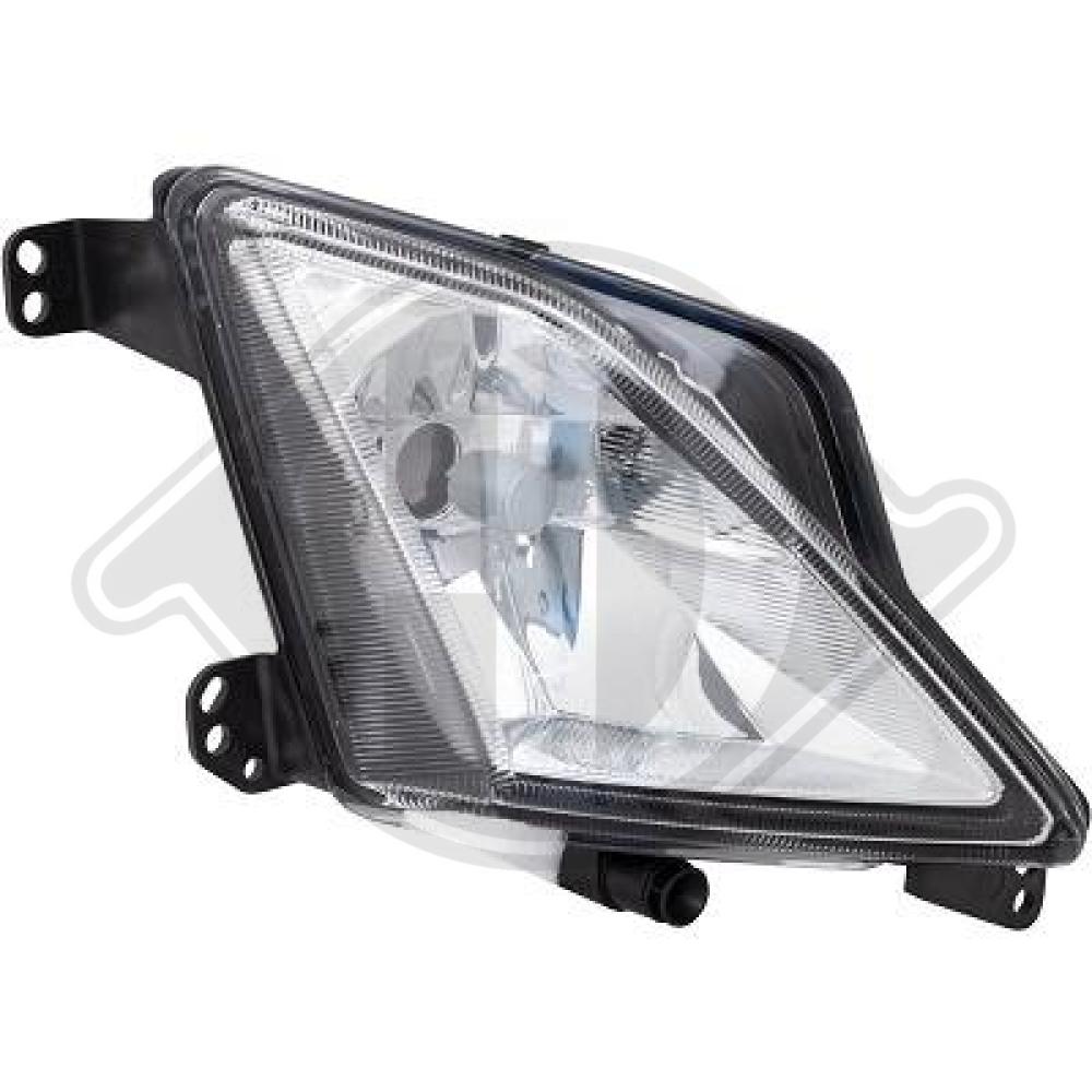 DIEDERICHS Tågelygte 1530488 H8 højre for FORD