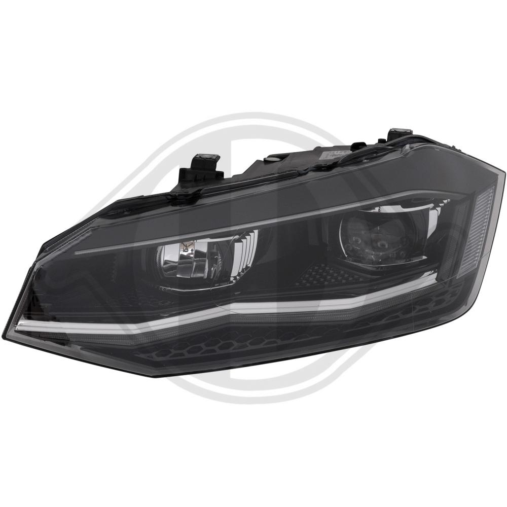 DIEDERICHS Forlygte 2209985 LED venstre for VW