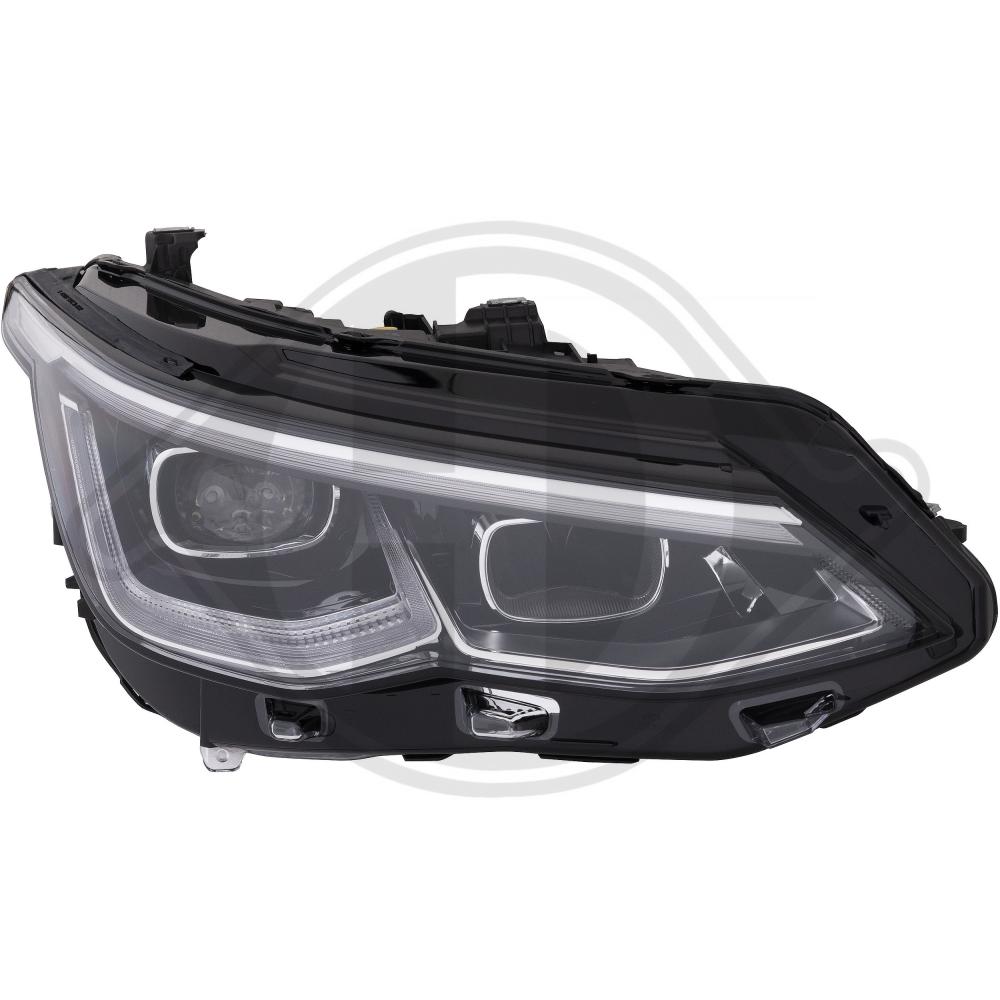 DIEDERICHS Forlygte 2218984 højre for VW