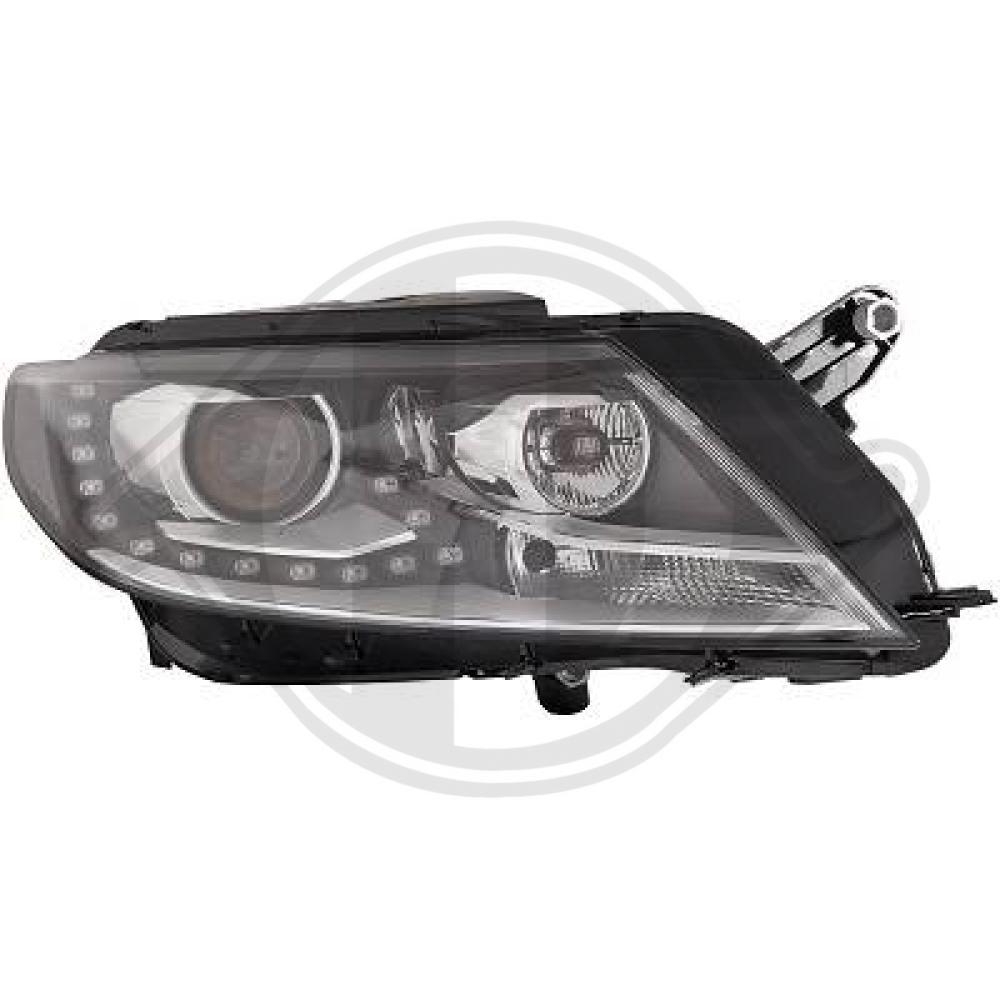 DIEDERICHS Forlygte 2248384 D3S/H7 højre for VW