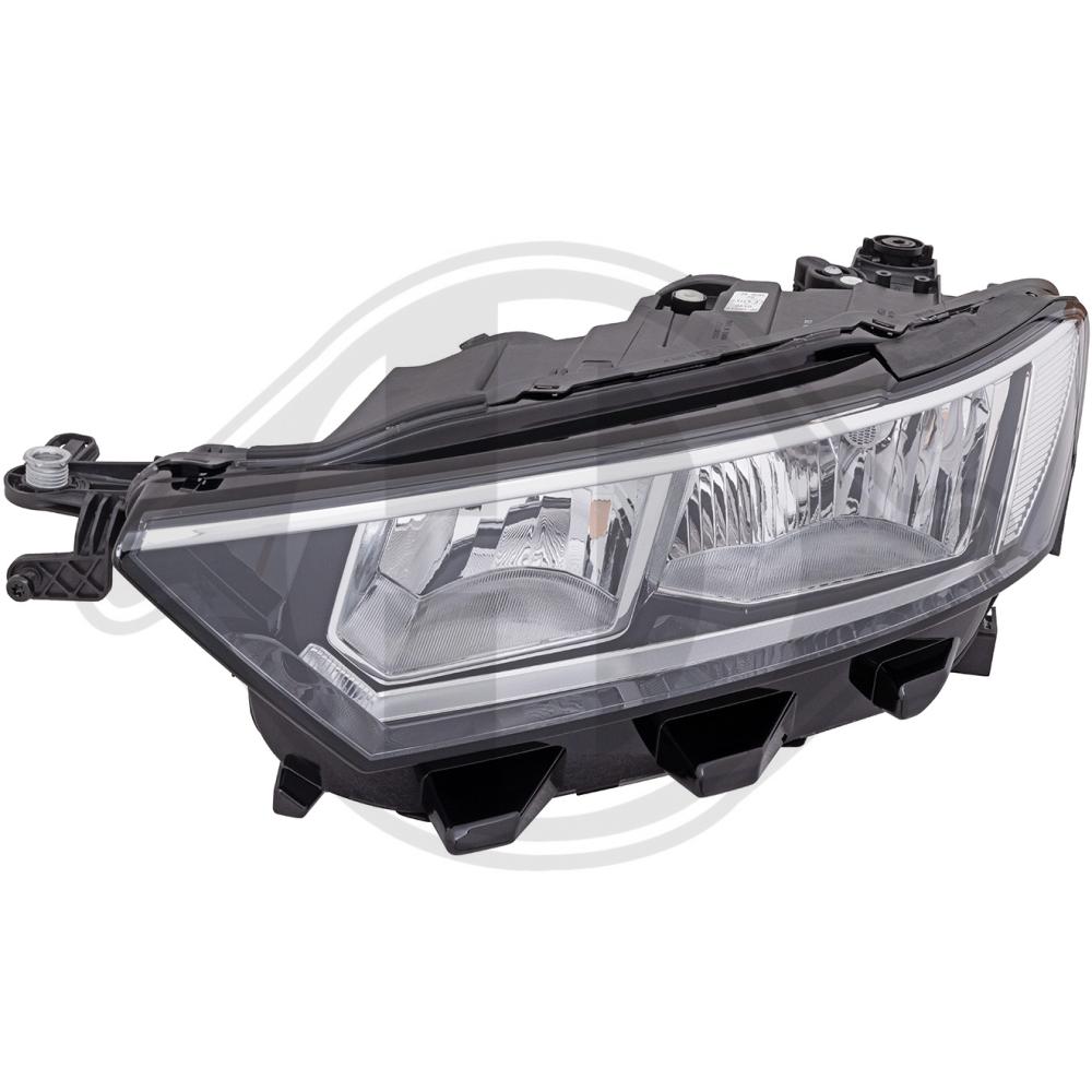 DIEDERICHS Forlygte 2240981 H7/H7 venstre for VW
