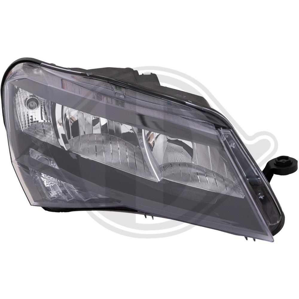 DIEDERICHS Forlygte 7842980 H7/H7 højre for SKODA
