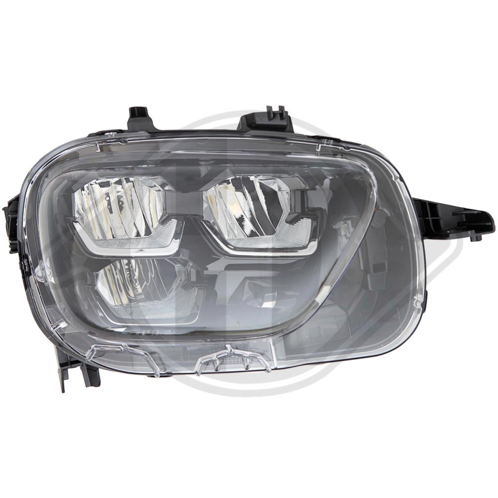 DIEDERICHS Forlygte 4007182 LED højre for CITROËN