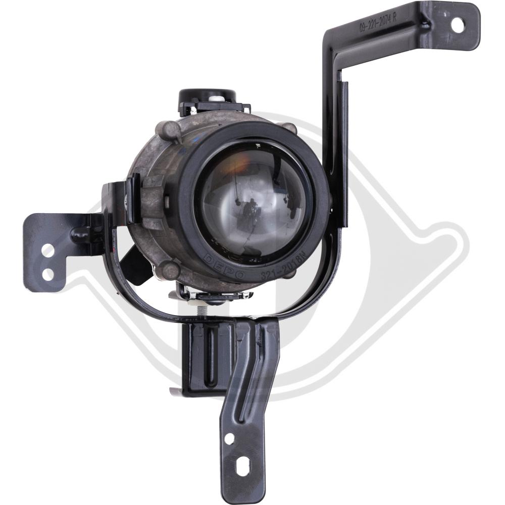 DIEDERICHS Tågelygte 6808088 HB4 højre for HYUNDAI
