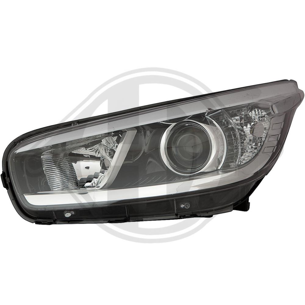 DIEDERICHS Forlygte 6554981 H7/H7 venstre for KIA
