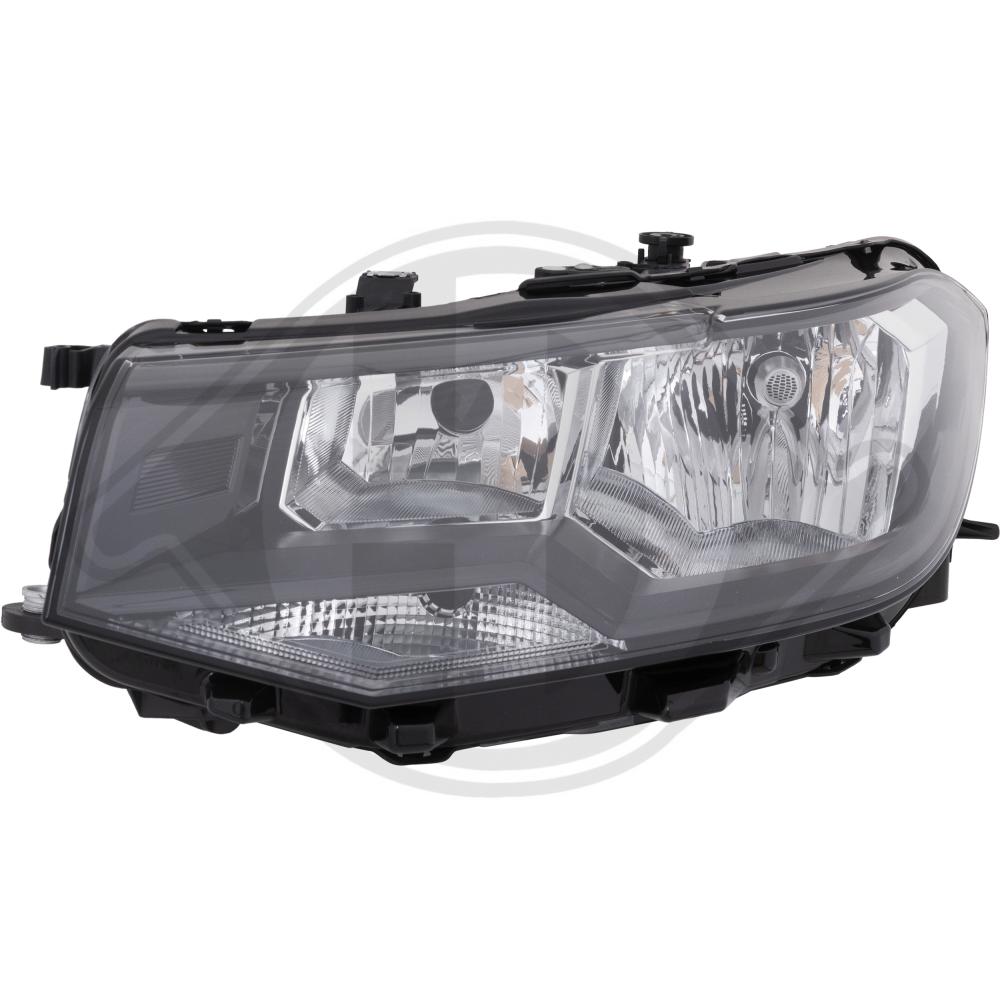 DIEDERICHS Forlygte 2360981 H7/H7 venstre for VW