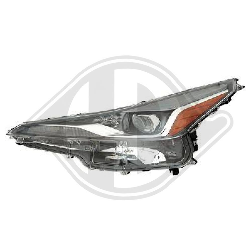 DIEDERICHS Forlygte 6637183 LED venstre for TOYOTA