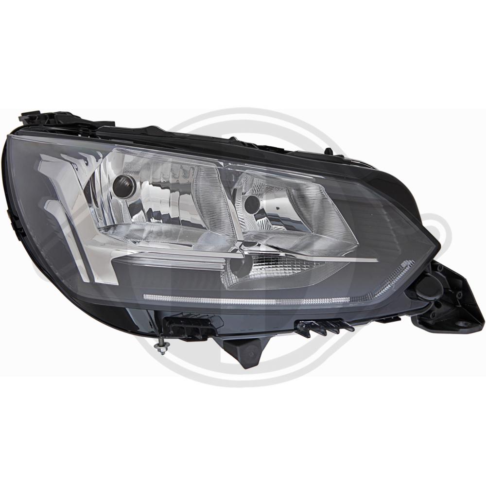 DIEDERICHS Forlygte 4228980 H9 højre for PEUGEOT