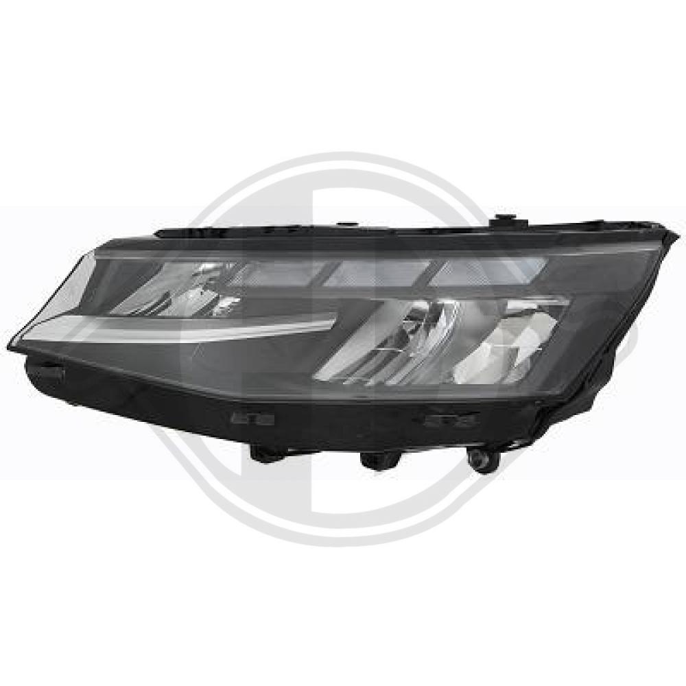 DIEDERICHS Forlygte 2370983 LED venstre for VW