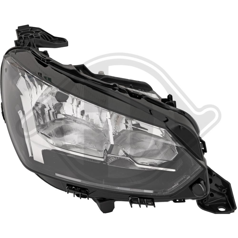 DIEDERICHS Forlygte 4228986 W21/5W højre for PEUGEOT