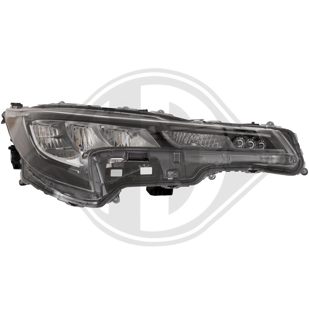 DIEDERICHS Forlygte 6661980 LED højre for TOYOTA